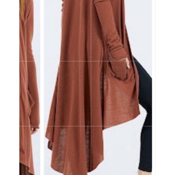 Joah Brown Soleil Women’s Fuzzy Cardigan Open Front Duster Size OS - Picture 7 of 7